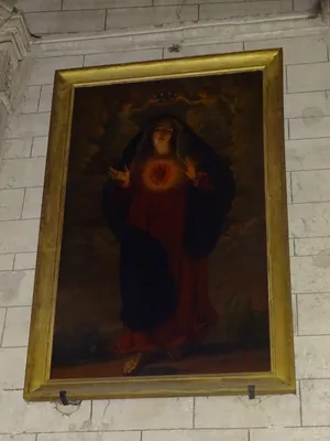 tableau : Vierge du Sacré-Coeur