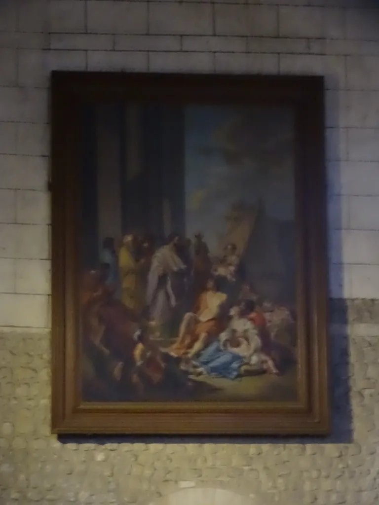 Tableau : Saint-Pierre dans l'Église Saint-Mathias de Barbezieux-Saint-Hilaire